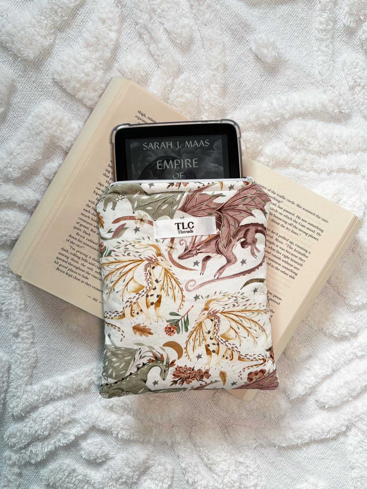 Fantasy Kindle Sleeve – “Moonlit Menagerie”